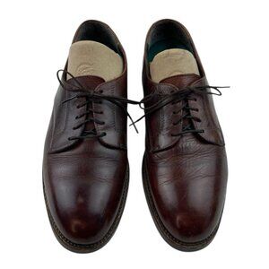 *Lehigh Mens SafetyWork Shoes Sz 11  Brown Leather Lace Steel Toe Oil Resistant
